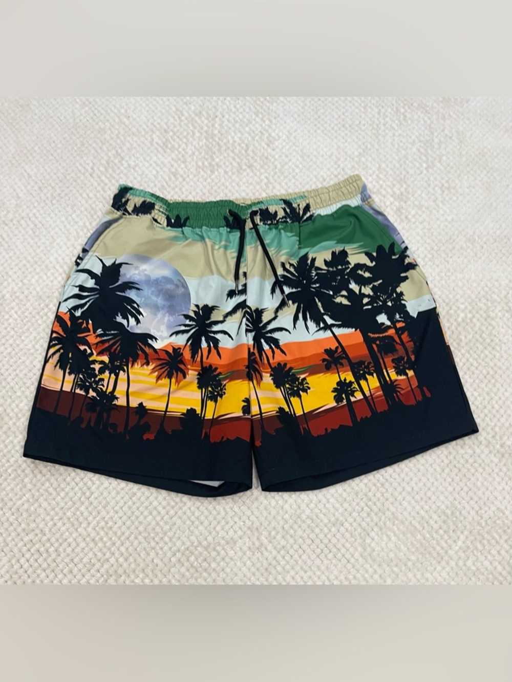 CivilizeD Haze Sunset shorts(Forest) relaxed-fit streetwear shorts Size Large